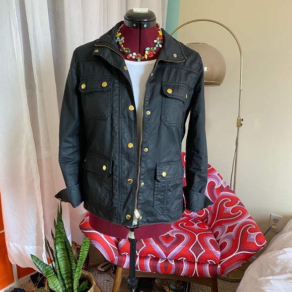 J. Crew Small Brown Downtown Field Jacket - Picture 4 of 4